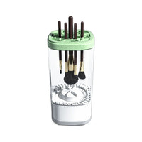 Nettoyeur de brosse de maquillage électrique 3 en 1, Spinner automatique, support de brosse de maquillage pour femmes, nettoyeur de brosse de nettoyage paresseux, outil à séchage rapide